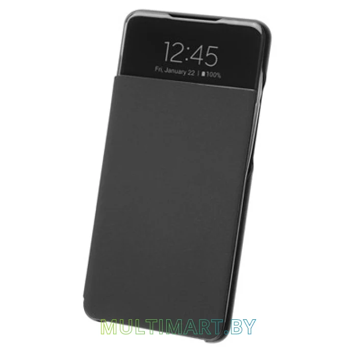 Чехол Samsung S View Wallet Cover для Samsung Galaxy A72 (черный)